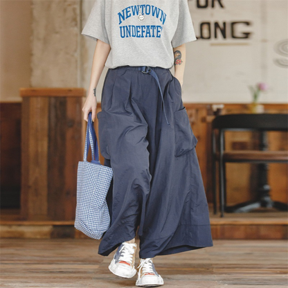 COMFORTABLE WIDE-LEG PANTS